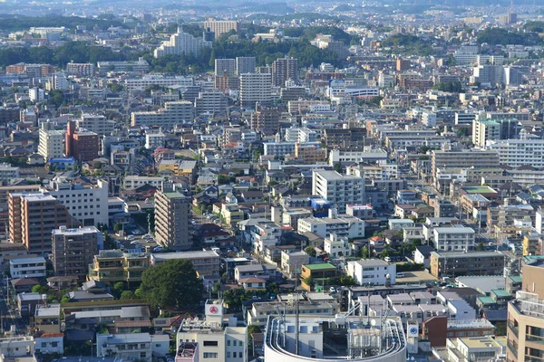 Cidade Japonesa Sendai Dia Ensolarado — Fotografia de Stock