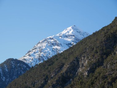 İsviçre 'de güzel bir Alpler manzarası