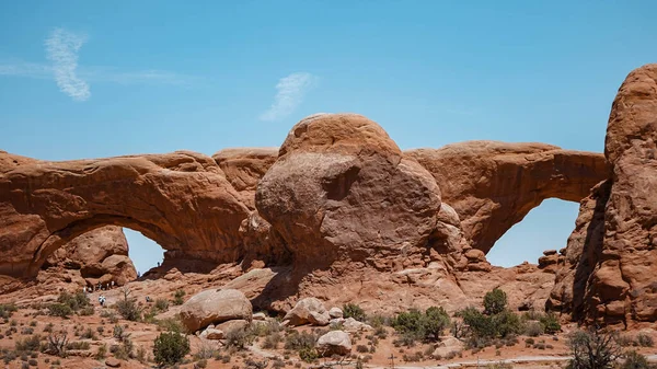 Formações Arenito Arches National Park Utah — Fotografia de Stock