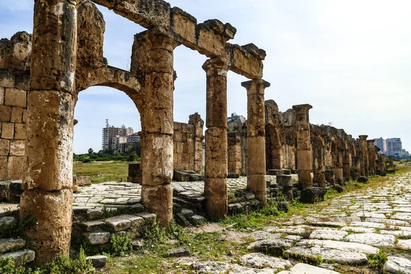Historyczne Ruiny Tyru Liban — Zdjęcie stockowe