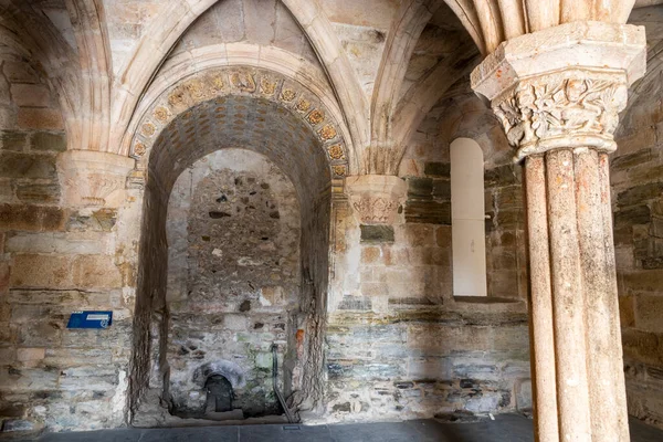 View Medieval Chapterhouse Monastery Saint Mary Carracedo Spain — Stock Photo, Image