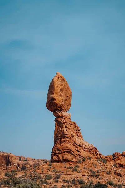 Vertical Shot Stone Formation Arches National Park Utah Usa — Stock Photo, Image