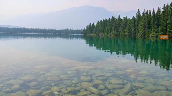 Beautiful Scene Valley Five Lakes Jasper Alberta Canada — Stock Photo, Image