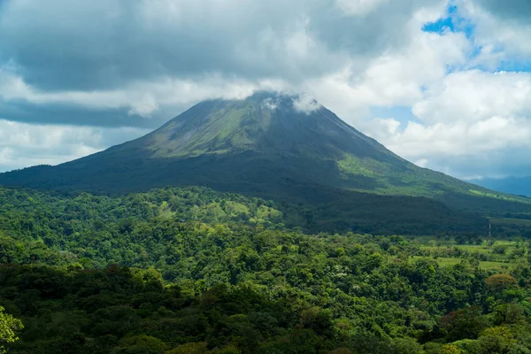 Una Hermosa Vista Del Volcán Arenal Costa Rica — Foto de Stock