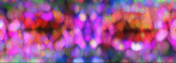 Abstract Iridescent Glitch Art Background Illustration — Stock Photo, Image