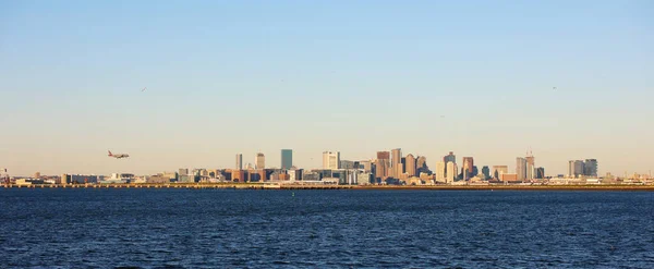 Skyline Modern City Harbor — Stock Photo, Image