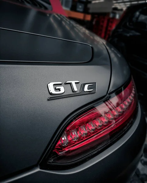 Роскошный Серый Mercedes Benz Amg Gtc — стоковое фото