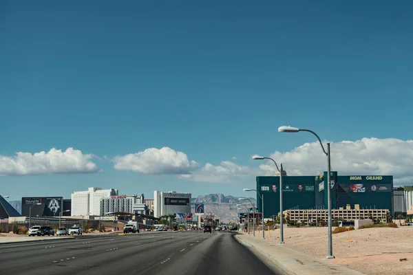 Las Vegas Nevada Daki Sokaklar Modern Binalar — Stok fotoğraf