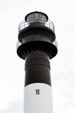 Quequen Deniz Feneri 'nin dikey çekimi, Buenos Aires, Arjantin.