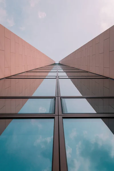 Moderno Edificio Gran Altura Frankfurt Alemania —  Fotos de Stock
