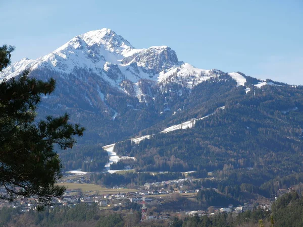 Ein Schöner Blick Auf Die Alpen Der Schweiz — Stockfoto