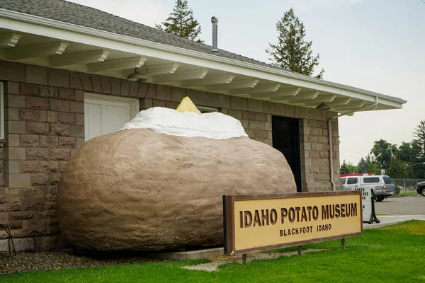 Close Entrada Museu Batata Idaho Eua — Fotografia de Stock