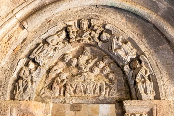 Corbel Royal Palace Monastery Saint Mary Carracedo Spain — Stock Photo, Image