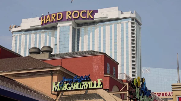 Low Angle Shot Hard Rock Hotel Casino Atlantic City Stany — Zdjęcie stockowe