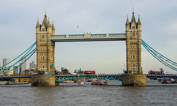 Cénica Tower Bridge Histórica Londres Reino Unido — Fotografia de Stock