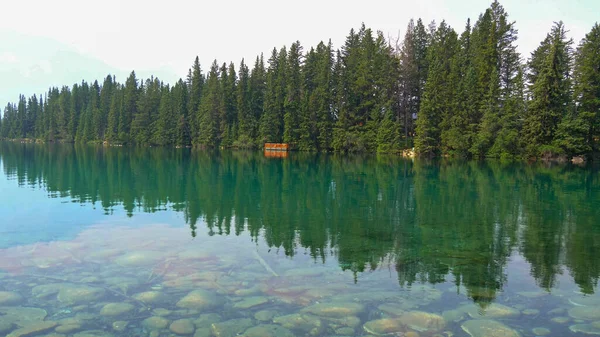 Прекрасна Сцена Долині Яти Озер Джаспер Провінція Альберта Канада — стокове фото