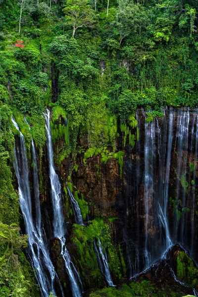 Scenic View Sewu Waterfall Sidomulyo Indonesia — Stock Photo, Image
