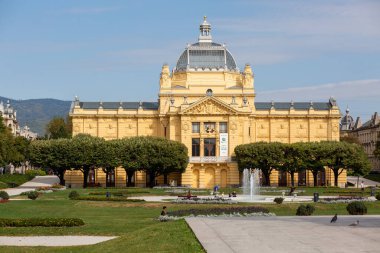 Hırvatistan 'ın Zagreb kentindeki tarihi Sanat Pavyonu binası