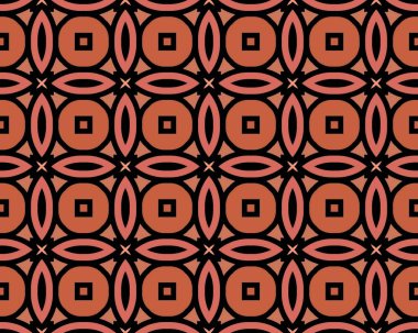 Kusursuz bir kiremit deseni çizimi - arkaplan veya duvar kağıdı için mükemmel