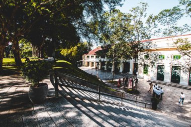 Singapur 'da güneşli bir gün.