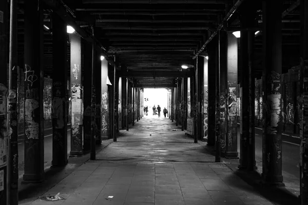 Tunnel Vid Tågstation Altona Hamburg Tyskland — Stockfoto