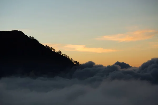 Uma Bela Vista Monte Rinjani Indonésia — Fotografia de Stock