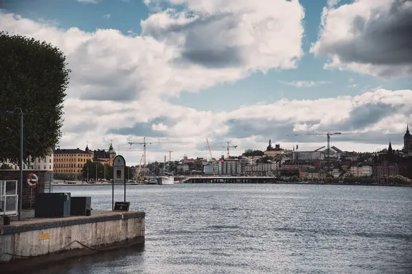 Stockholm Güzel Şehir Manzarası — Stok fotoğraf