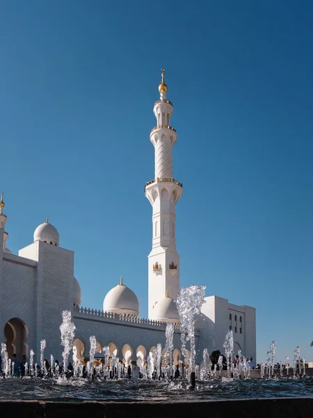 Velká Mešita Sheikha Zayeda Abú Zabí Sae — Stock fotografie