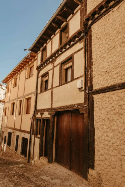 스페인 부르고스 가옥들이 거리의 — 스톡 사진