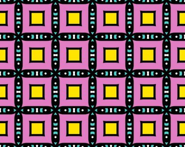 Kusursuz bir kiremit deseninin 3 boyutlu çizimi