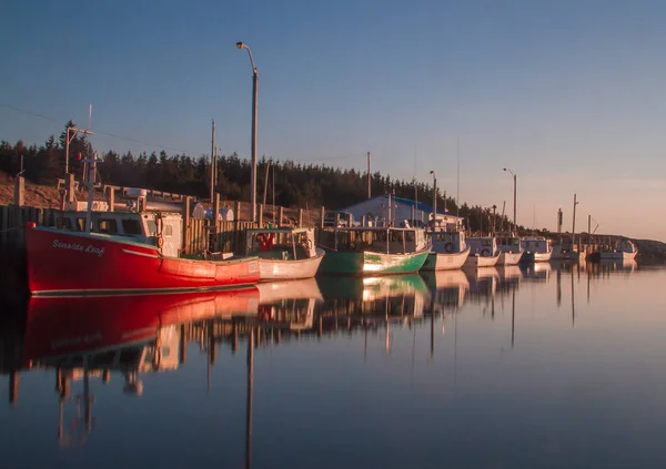 Little Judique Limanı Ndaki Balıkçı Tekneleri Breton Burnu Nova Scotia — Stok fotoğraf