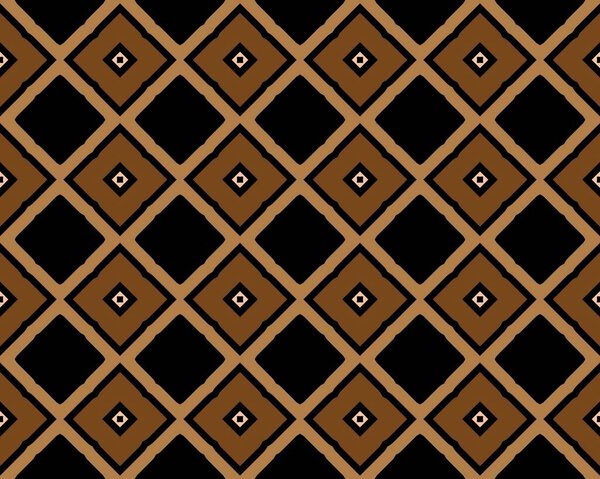 A seamless pattern background illustration in different colors and geometric shapes