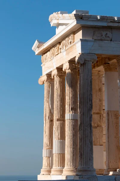 Vertikal Bild Akropolis Aten Grekland — Stockfoto