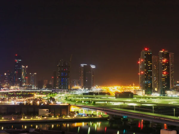 Los Modernos Edificios Dubai Burj Khalifa Los Emiratos Árabes Unidos —  Fotos de Stock