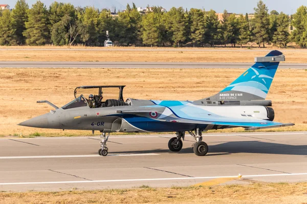 Κλείσιμο Ατομικής Έκθεσης Της Rafale Στην Athens Flying Week — Φωτογραφία Αρχείου