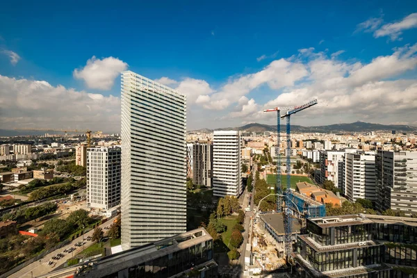 Stadsbilden Barcelona Med Modern Arkitektur — Stockfoto
