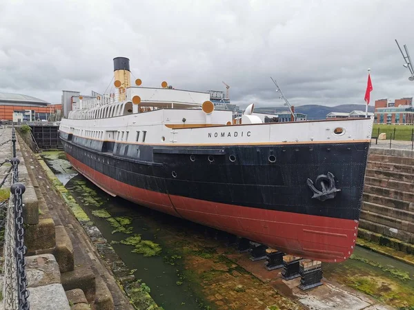 Famoso Barco Nómada Belfast Irlanda Del Norte — Foto de Stock