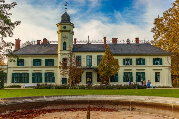 Het Prachtige Uitzicht Schloss Britz Berlijn Duitsland — Stockfoto