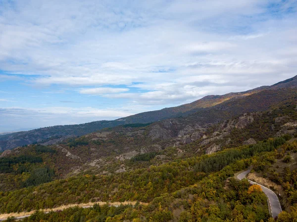 Scenic View Road Rila Mountain Range Bulgaria Autumn — Stock Photo, Image