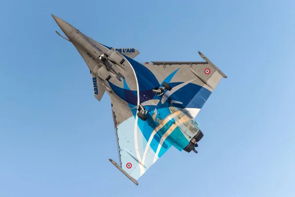 Gros Plan Une Exposition Solo Rafale Athènes Flying Week — Photo