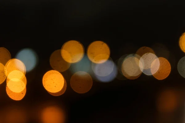 Blurred Shot Some Lights Dark — Stock Photo, Image