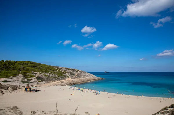 Blick Auf Den Strand Von Cala Torta Einem Sonnigen Tag — Stockfoto