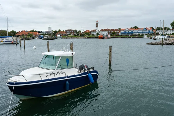 Вид Рыбацкую Лодку Порту Тиммендорф Острове Пул Восточном Море Германии — стоковое фото