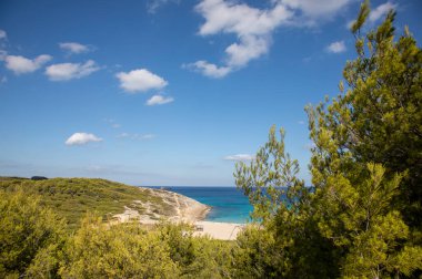 İspanya 'daki Balear Adalarının güzel bir manzarası