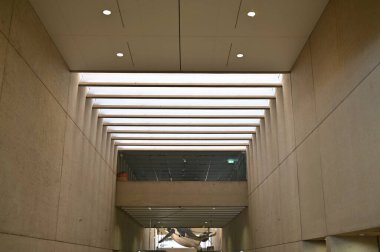 Brisbane, Avustralya 'daki müzeye giden bir yol.