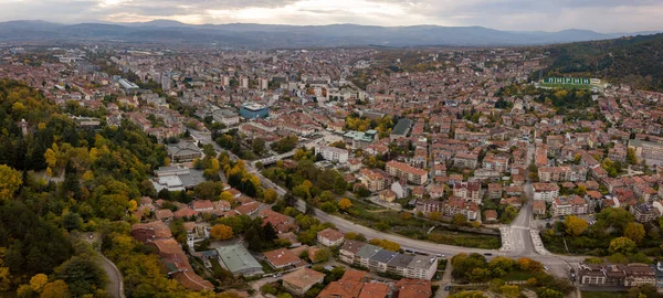 Beautiful View Houses Blagoevgrad Bulgaria Autumn Sunny Day — Stock Photo, Image