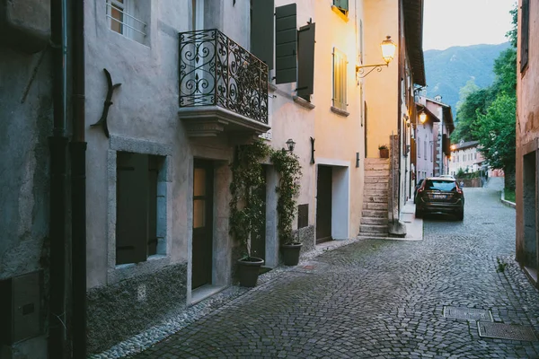 Улица Маленьком Итальянском Городке Полчениго Италия — стоковое фото