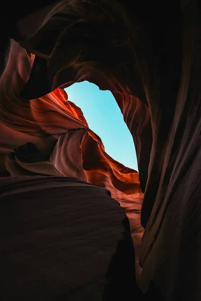 Верхній Каньйон Антилопи Межами Пейдж Штат Арізона — стокове фото