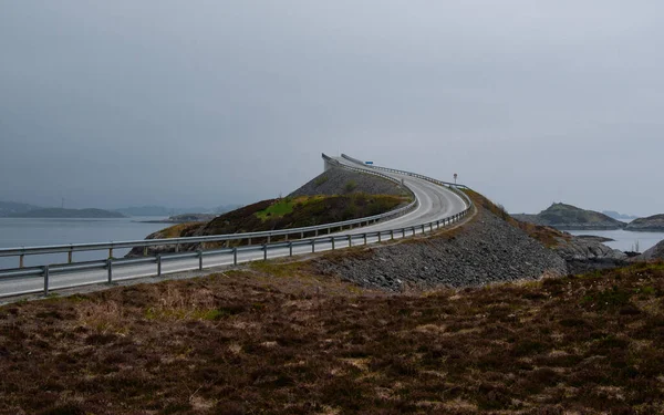 Estrada Oceano Atlântico Vestland Noruega — Fotografia de Stock