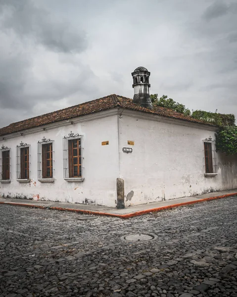 Μικρά Σπίτια Στην Αντίγκουα Γουατεμάλα — Φωτογραφία Αρχείου